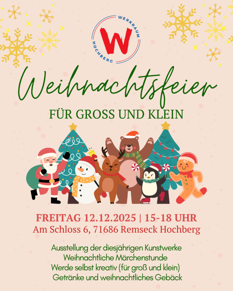 Weihnachtsfeier Werkraum Hochberg 2025